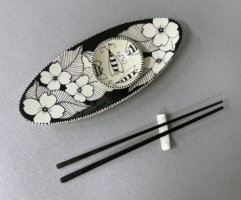Sushi Set with Chopsticks