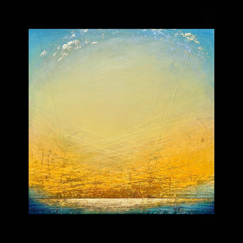 Golden Aura of Dawn at Sea - II Tapestry at Sea Series