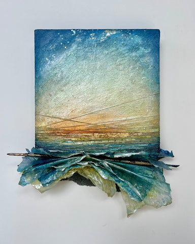 Glowing Sunrise/Tidal Flowing Tapestry at Sea Series