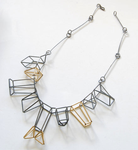 Mixed Shapes with Gold Necklace