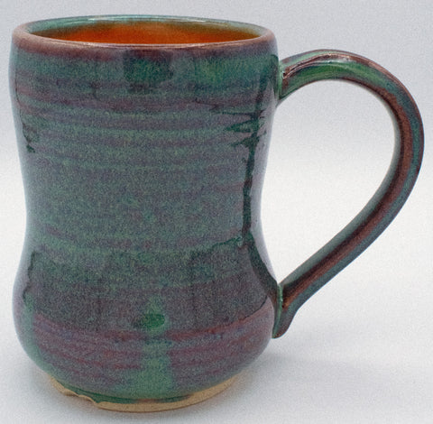 Turquoise and Orange Mug No.2