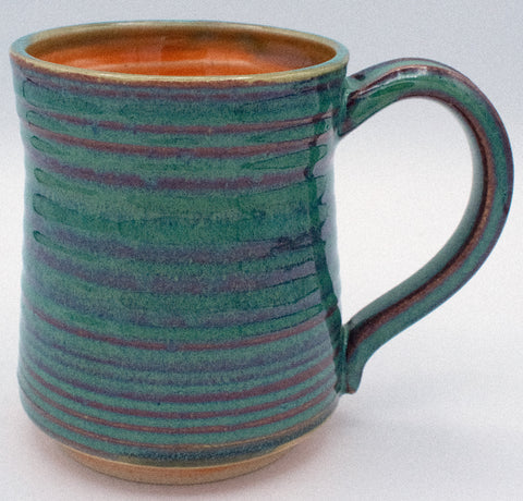 Turquoise and Orange Mug No.3