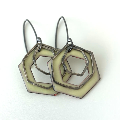 Hexagon Earrings