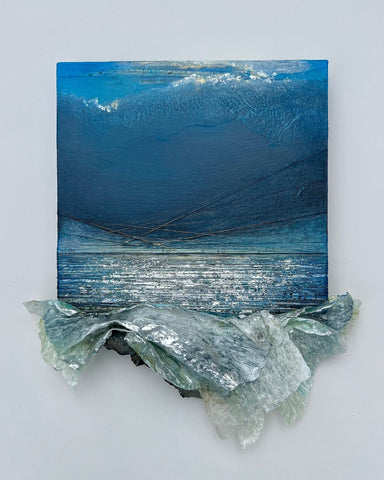 Storm on Horizon at Sea II - Tapestry at Sea Series