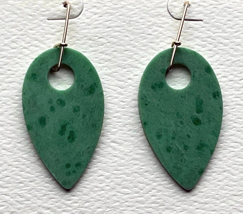 Pistachio Green Earrings 2