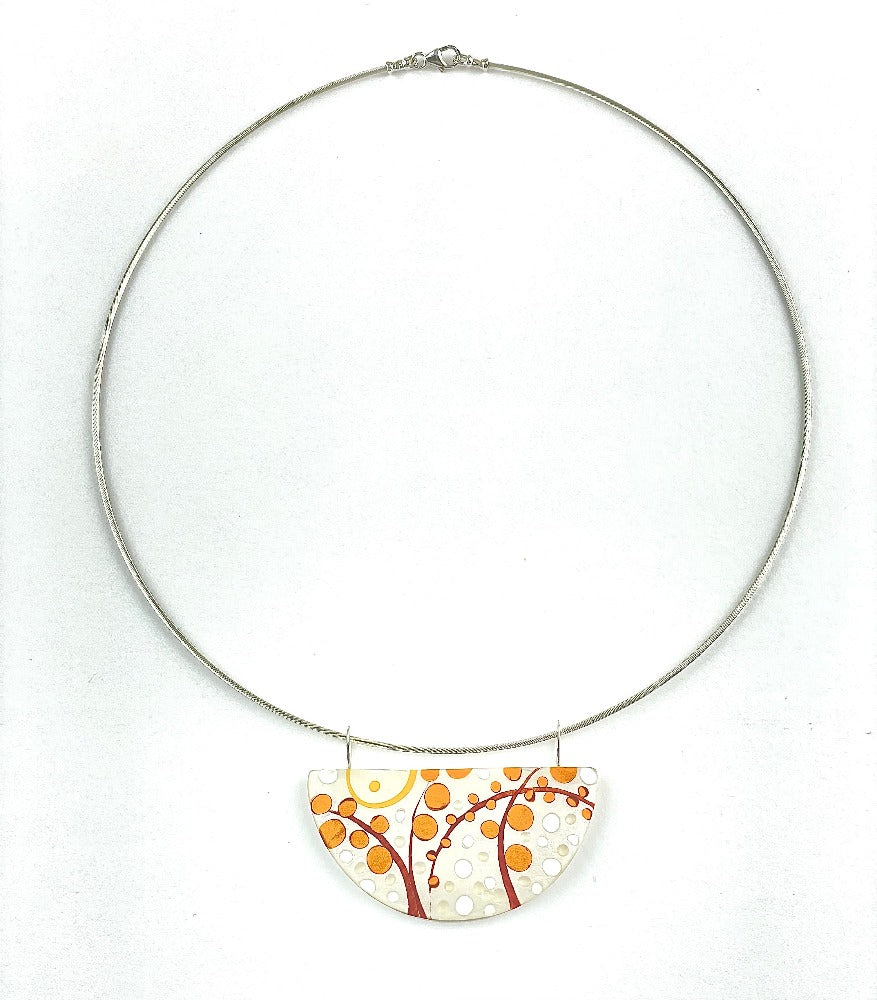 Botanical Brocade Necklace