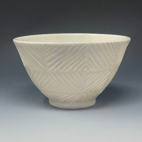 Carved Luster Bowl No. 1