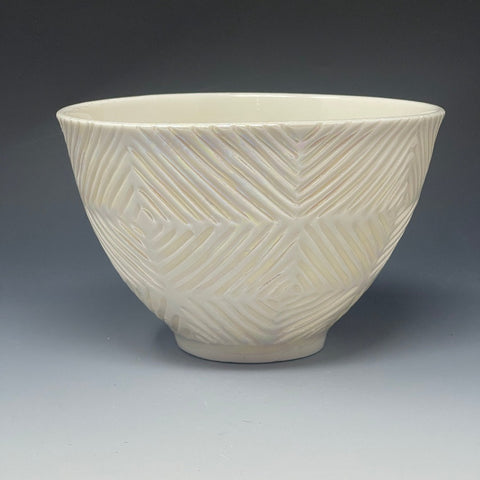 Carved Luster Bowl No. 2