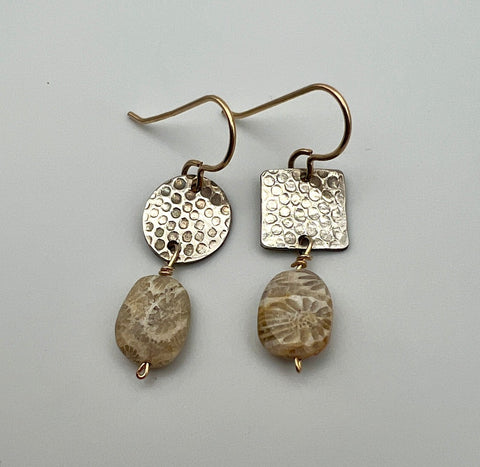 Mismatch Fossil Earrings