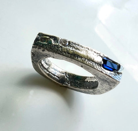 Rustic Sapphire Ring