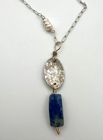 Lapis Lazuli Drop Necklace