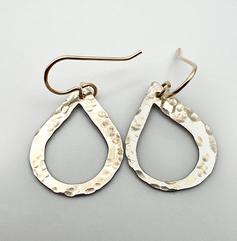 Textured Teardrop Earrings