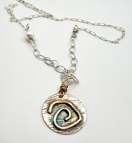 Golden Spiral Necklace