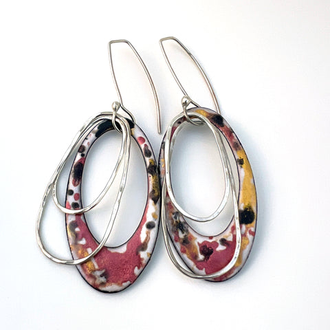 Oval Drop Earrings