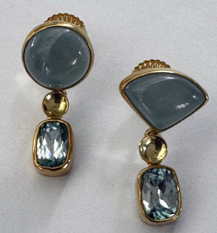 Aquamarine Drop Earrings