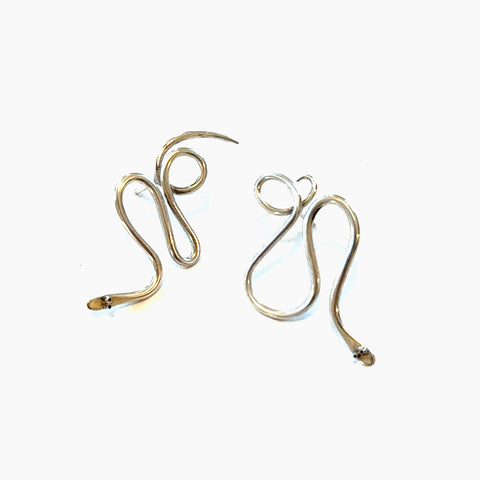 Ribbon Snake Earrings