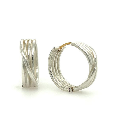 Circum Silver Hoops