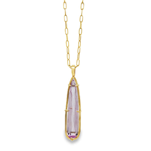 Kunzite Slim Pendant