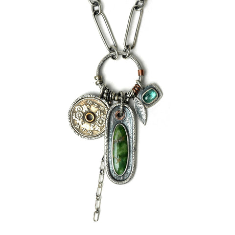 Green Goddess Talisman Necklace