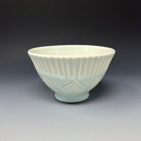 Small Carved Turquoise Bowl 1