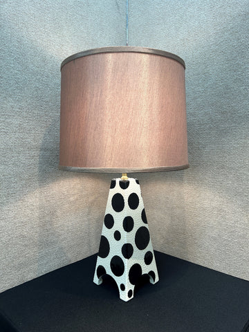 Polka Dot Lamp with Shade