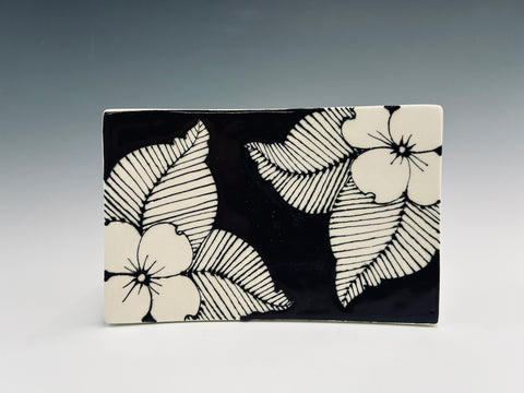 Rectangular Soap Dish Dogwood