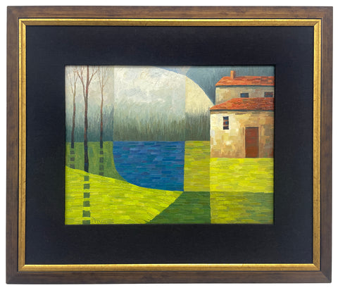 Landscape with Lake and House