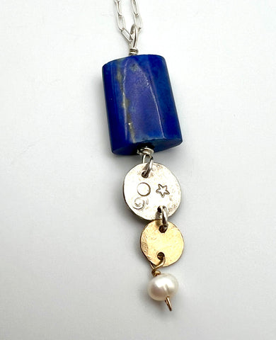 Lapis Lazuli Drop Necklace