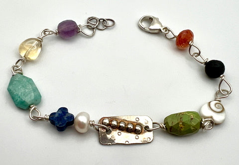 Collage Dots Bracelet