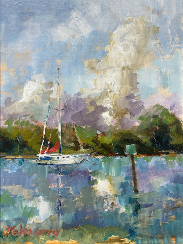 Smyrna Yacht Club Brushstroked