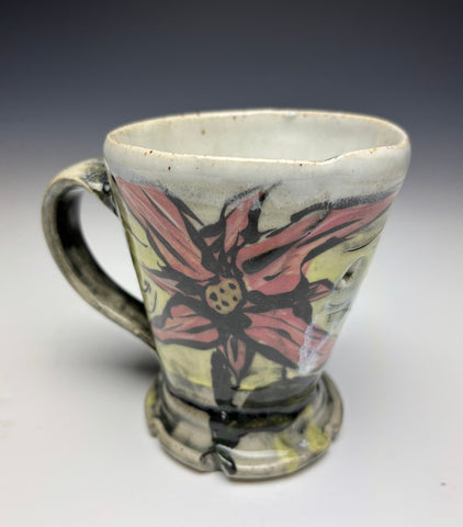 Crimson Sunflower Mug