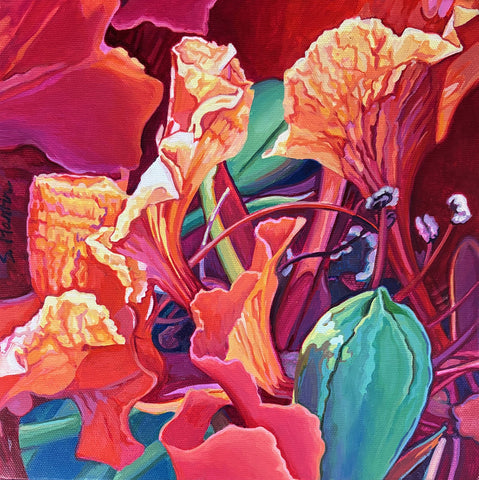 Composition in Red
