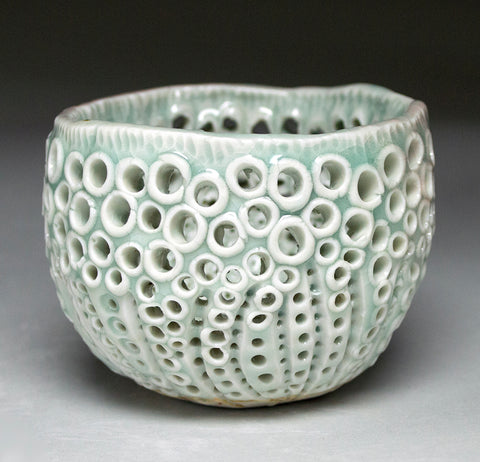 Blue Sea Urchin Luminary