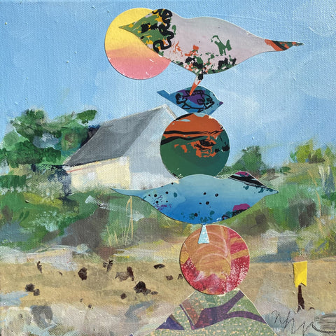 Wellfleet Cottage Totem