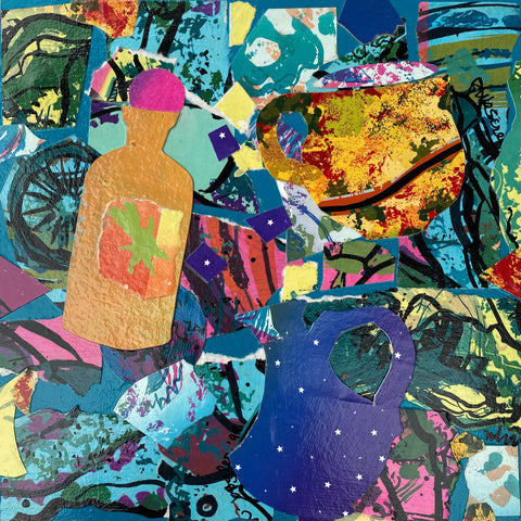 Coffee in My Summer Garden Near the Sea