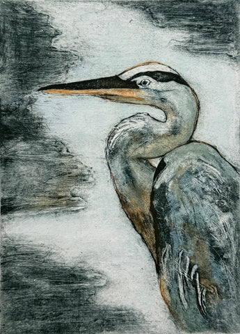 Blue Heron Pose No. 1