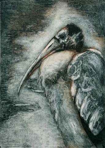 Wood Stork Pose No. 2