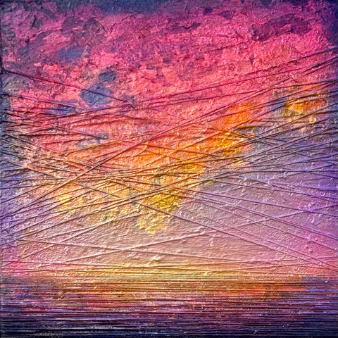 Lavender Dawn I - Patina Seascape Study