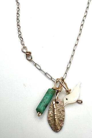 Bird Charm Necklace