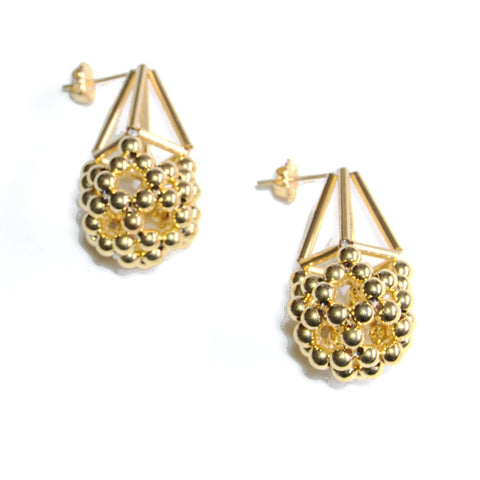 Gold Teardrop Earrings