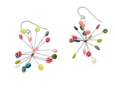 Bright Days Petite Pom Pom Earrings