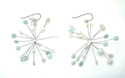 Crystalline Grande Pom Pom Earrings