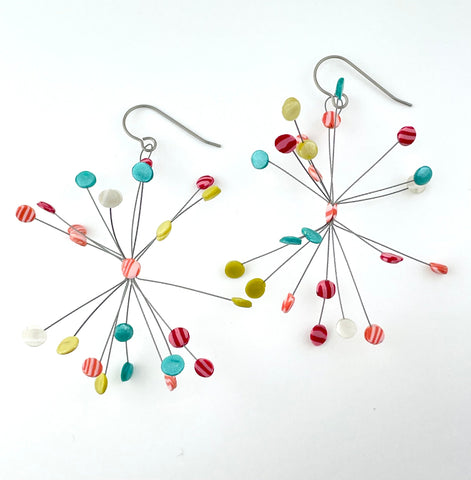 Bright Days Grande Pom Pom Earrings