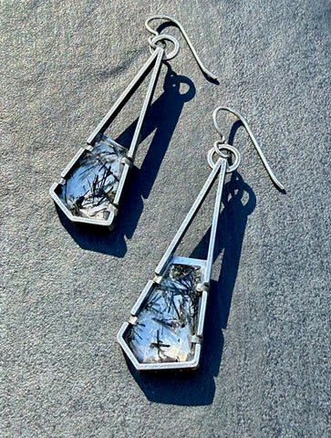 Tourmalated Quartz TAB Earrings