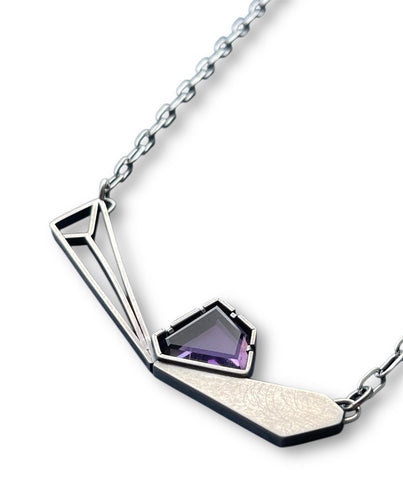 Amethyst Angles Necklace