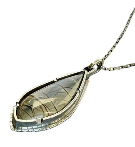 Jasper TAB/Forged Pendant