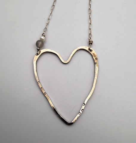 Wonky Heart Necklace
