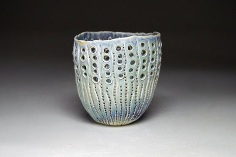 Blue Sea Urchin Luminary
