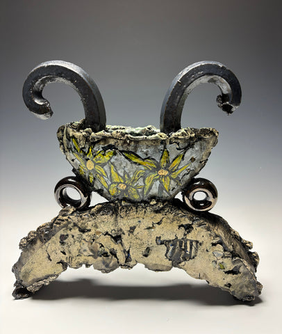 Crowned Keel with Floral Intrusion