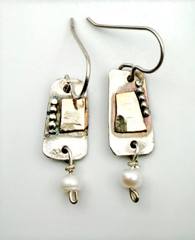 Collage Drop Earrings